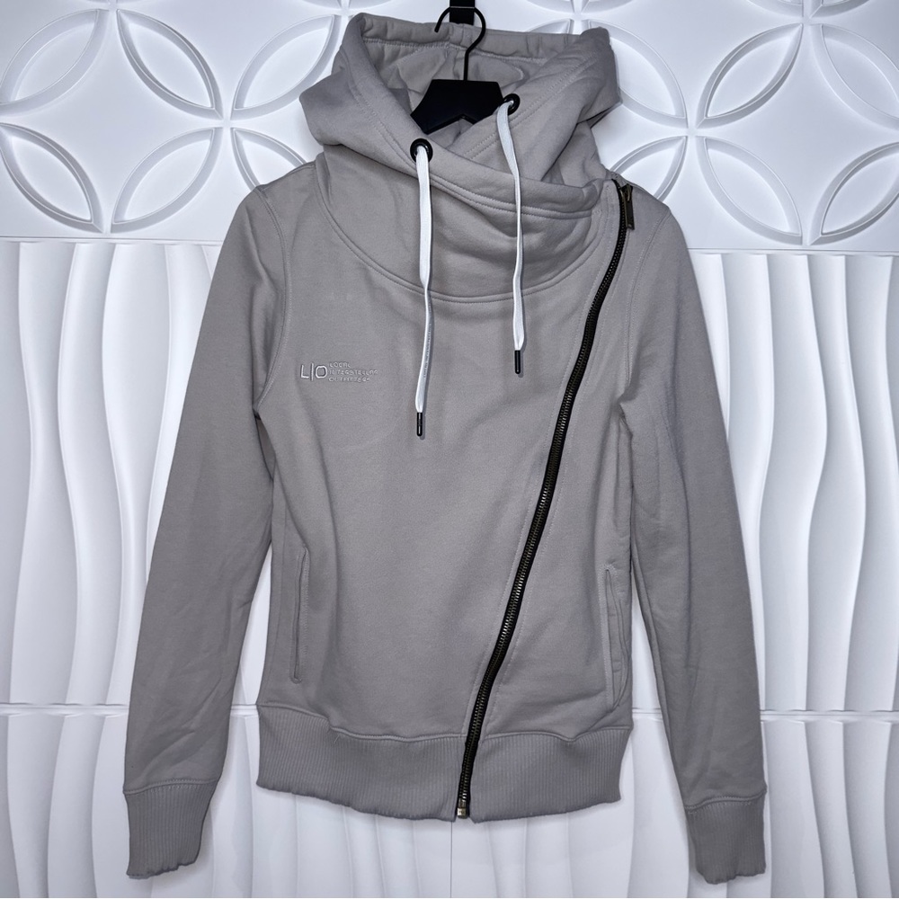 Local Interstellar Outfitters NWT Cross Zip Hoodie Sweatshirt